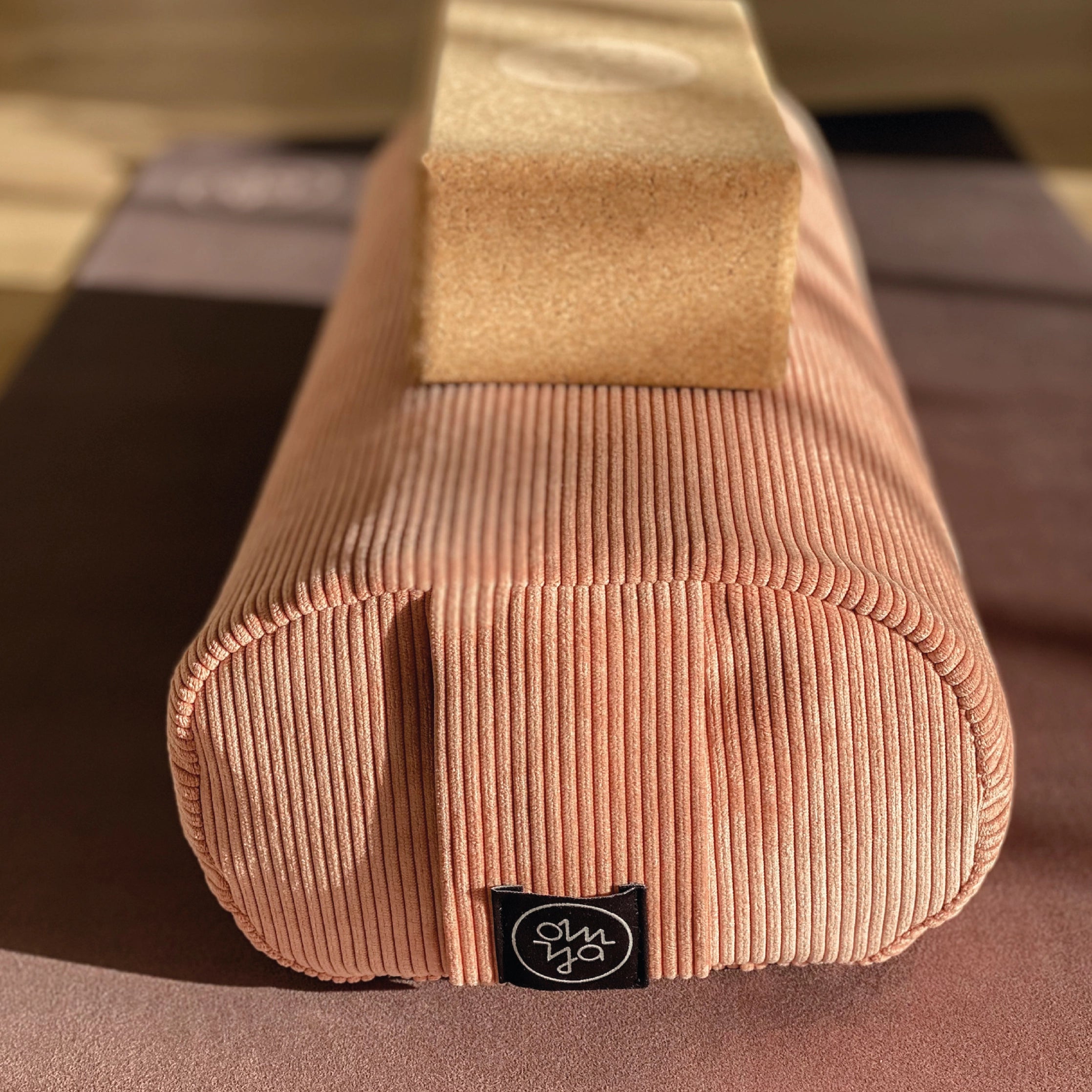 Design Yoga Bolster - Blush Cord