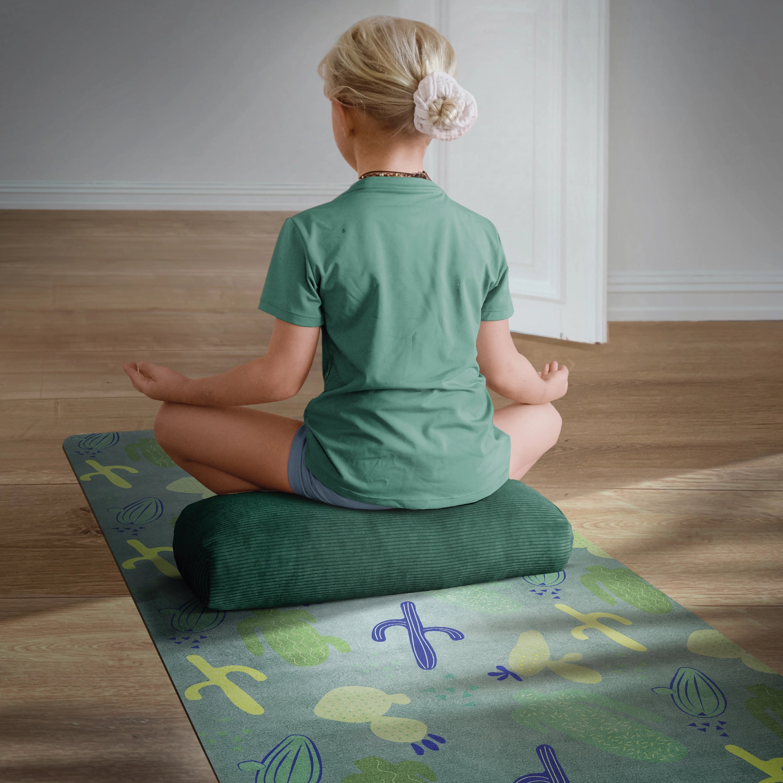 Children's yoga mat - Cactus Garden