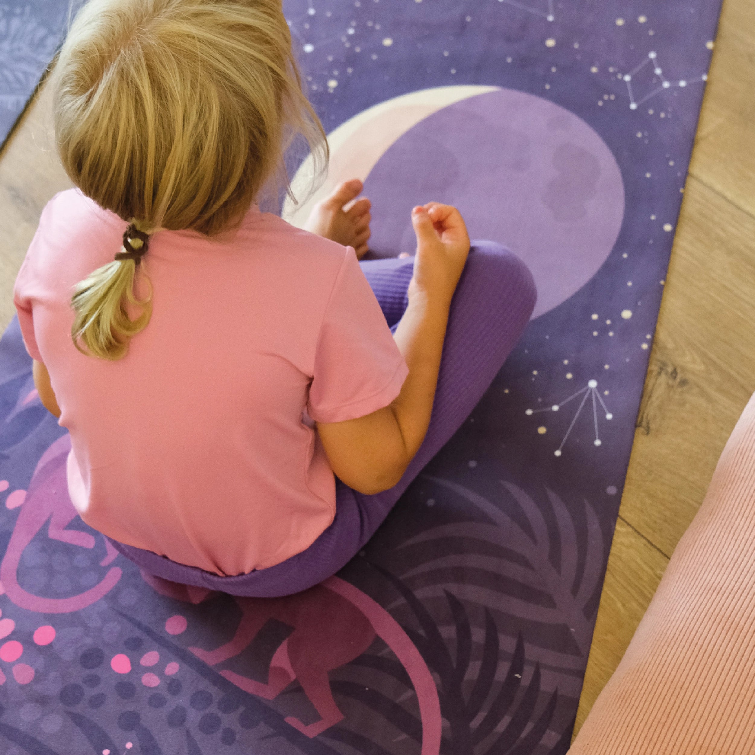 Children's yoga mat - Peaceful Moon