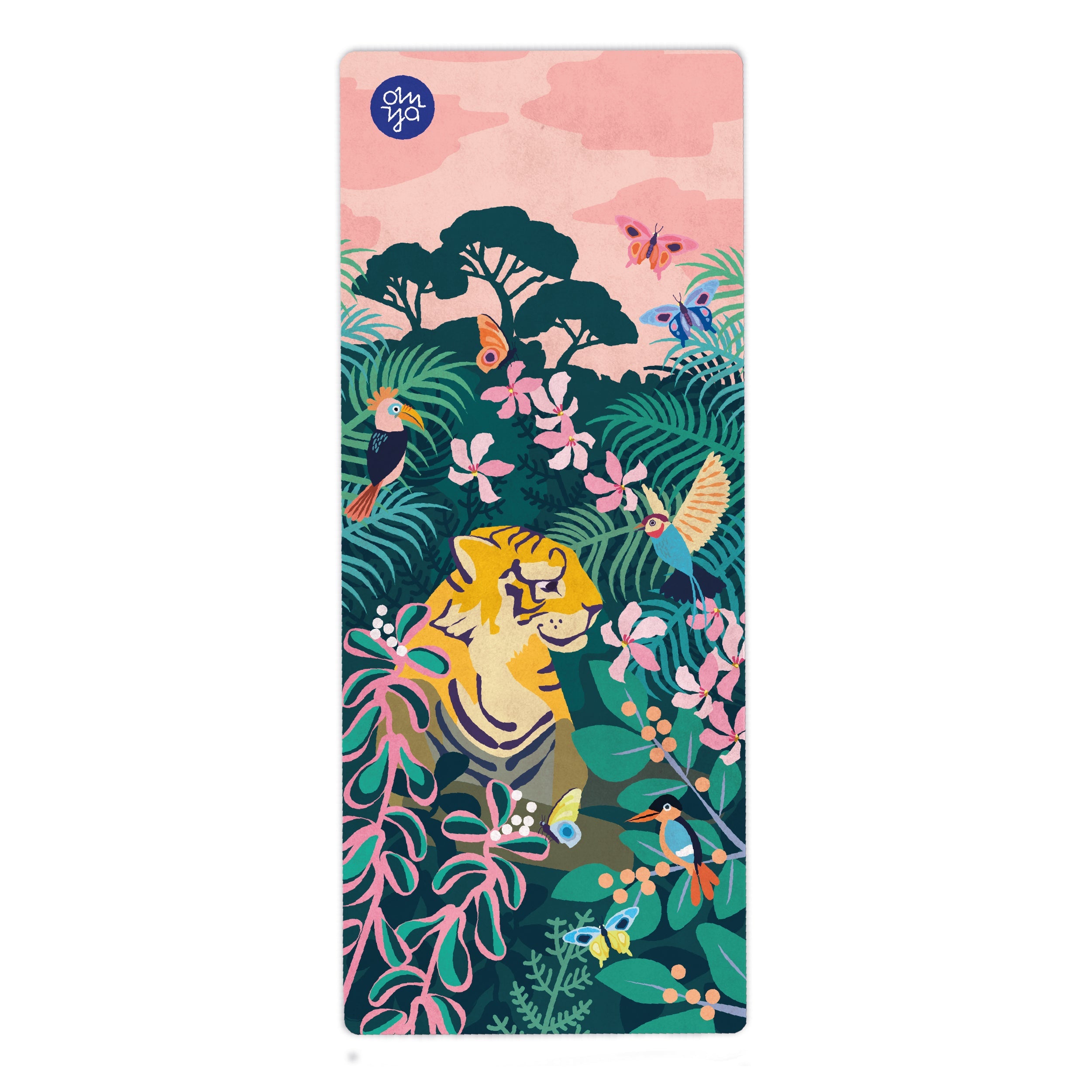 Children's yoga mat - Curious Tiger