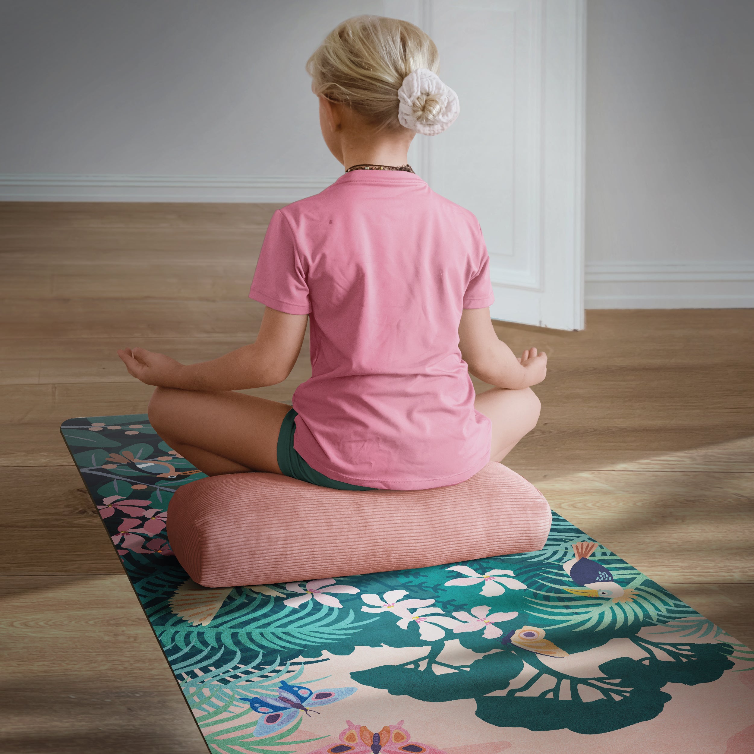 Children's yoga mat - Curious Tiger