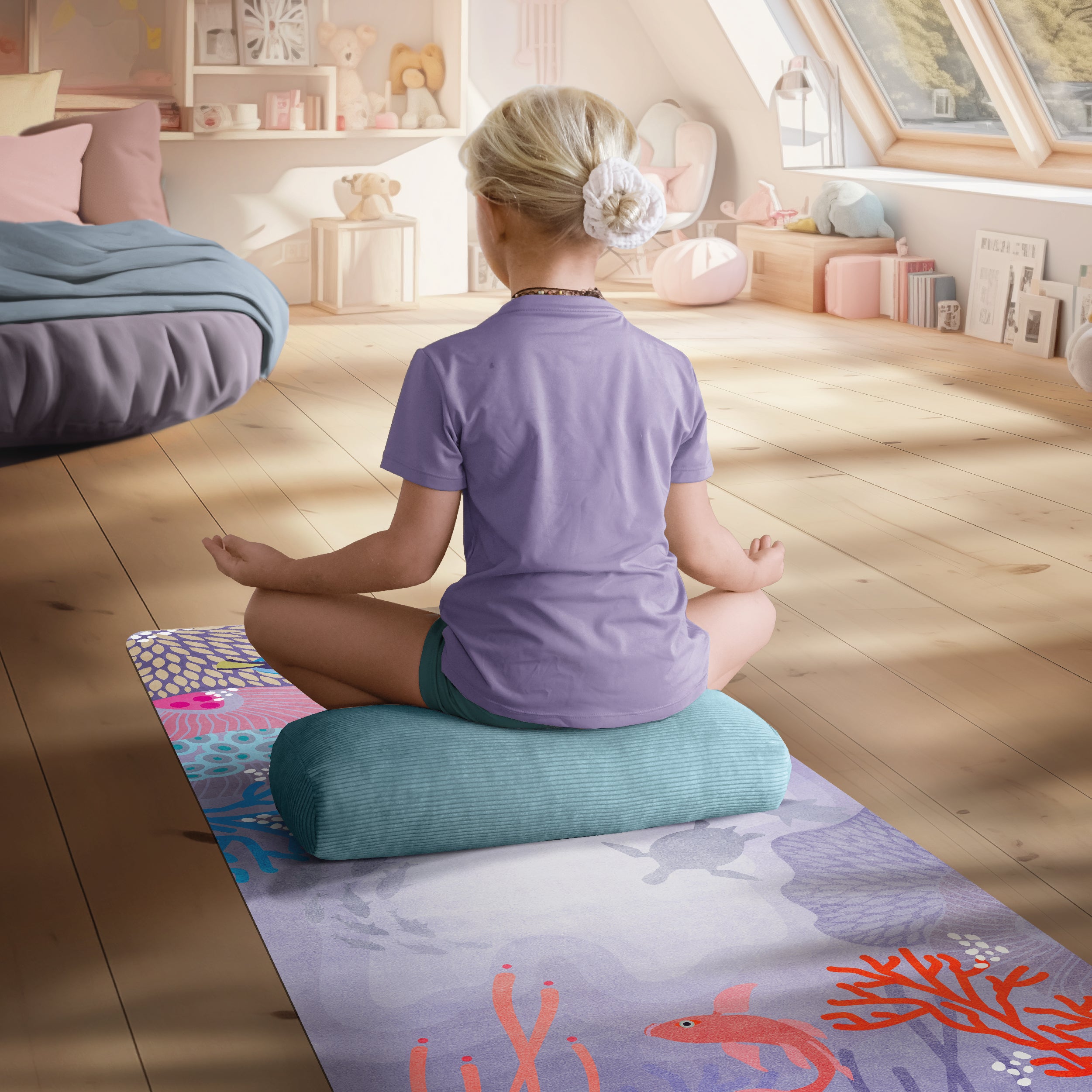 Children's yoga mat - Happy Reef