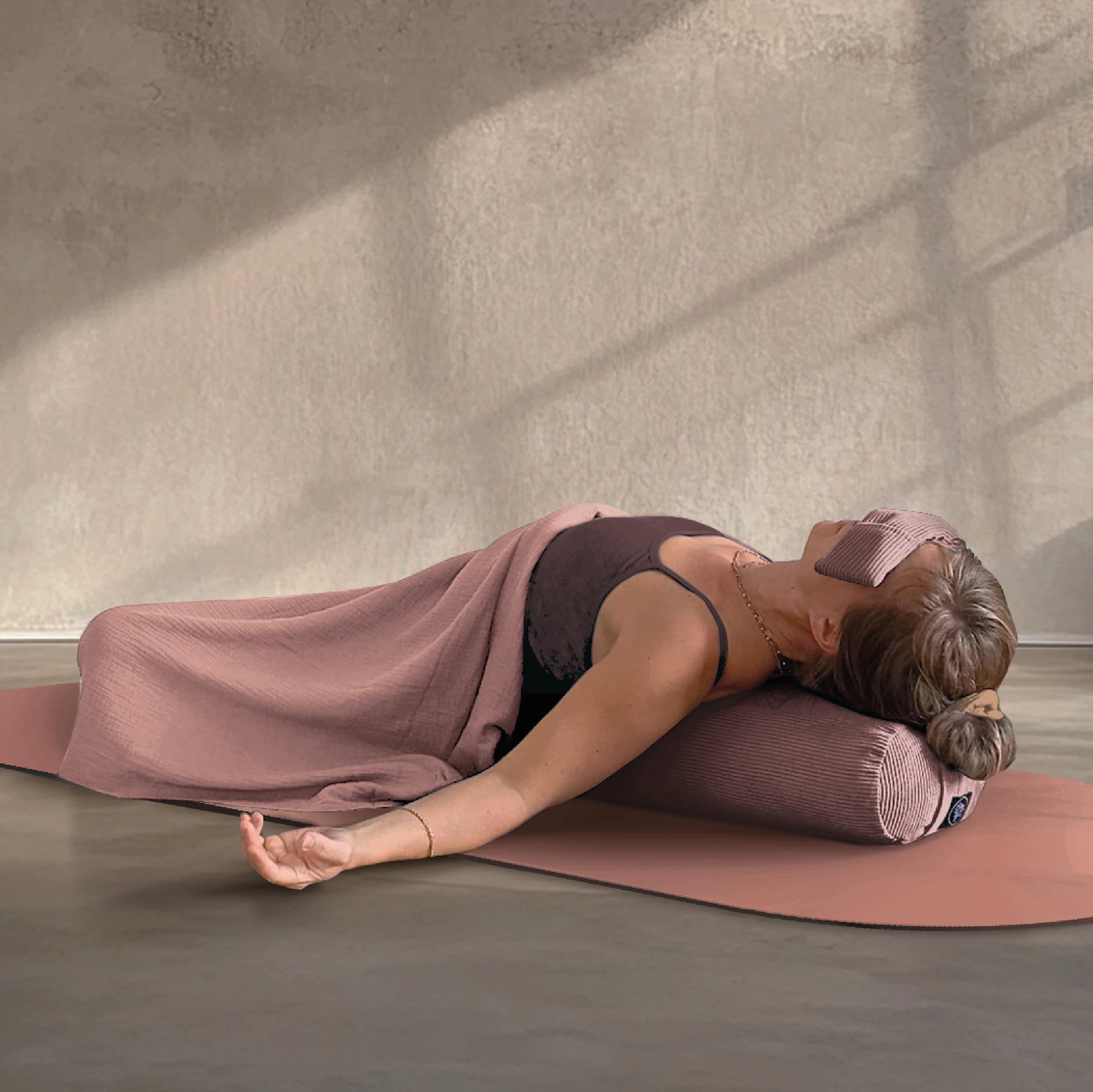 Couverture Shavasana - Blush Musselin