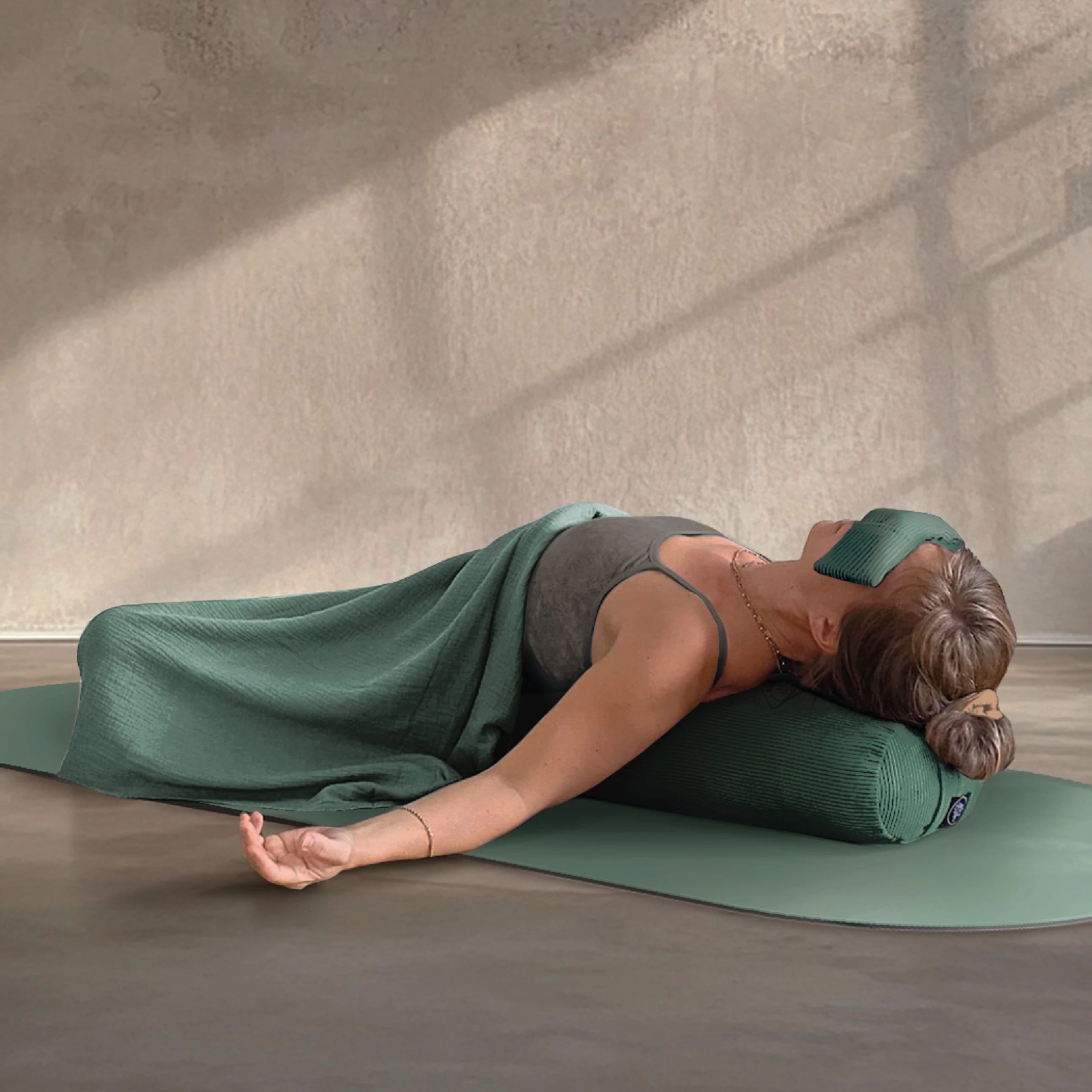 Shavasana Blanket - Forest Muslin