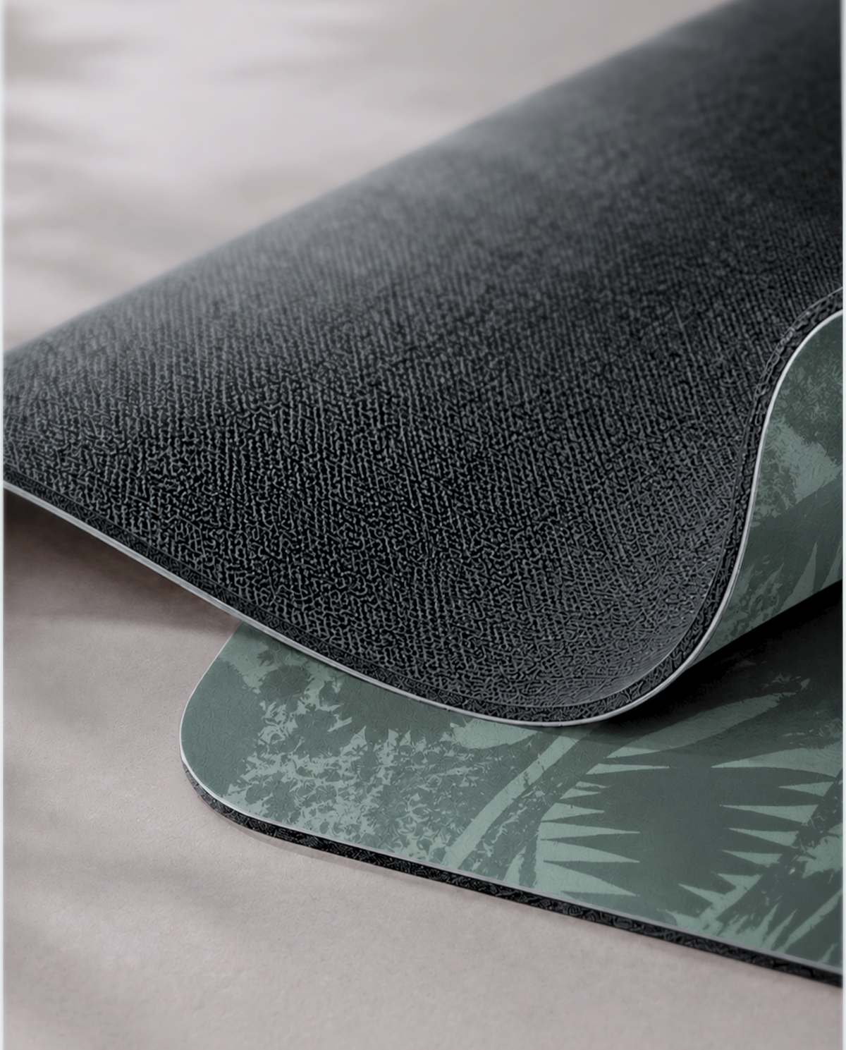 Tapis de yoga Advanced Grip - Green Botanic