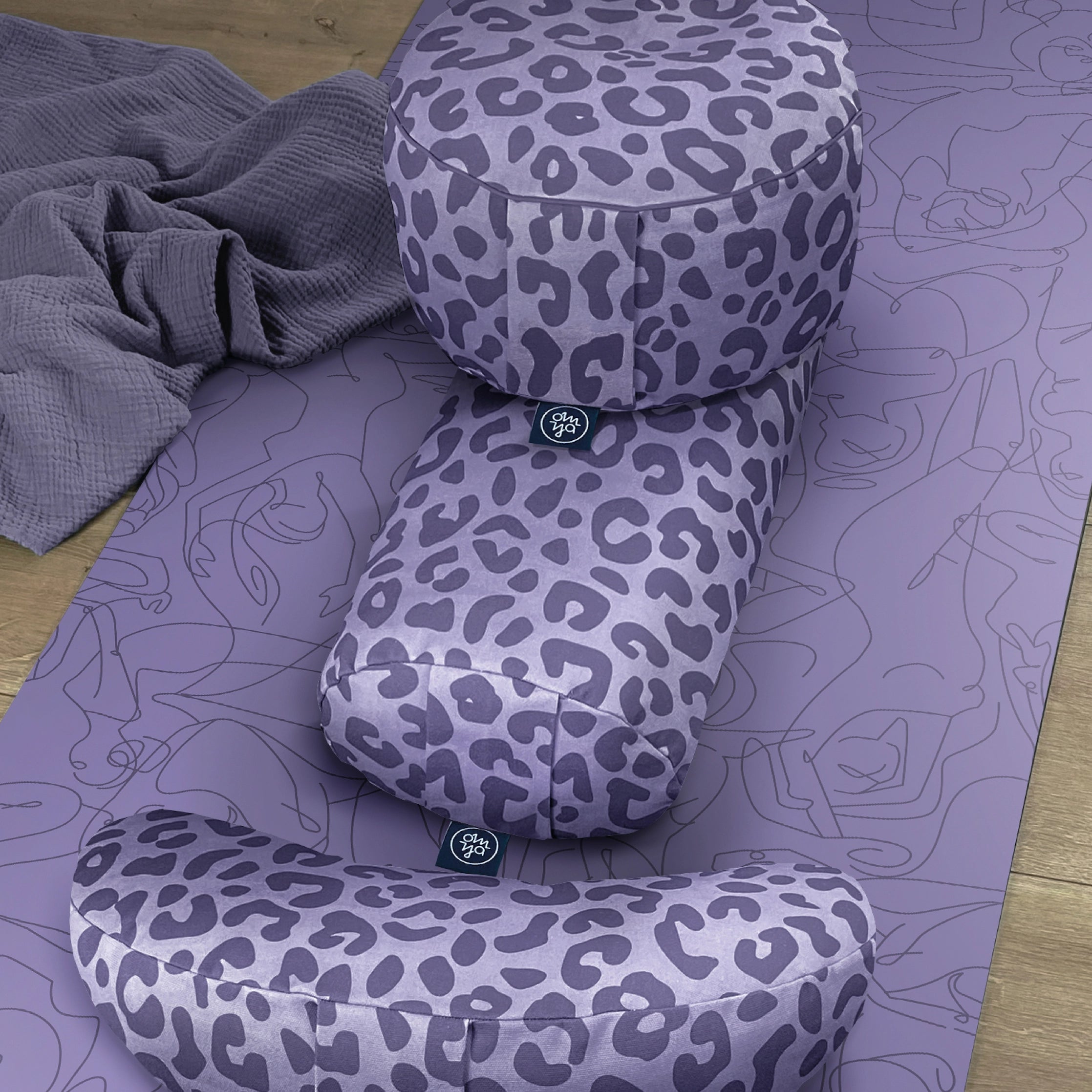 Oreiller de yoga design - Lavender Leo