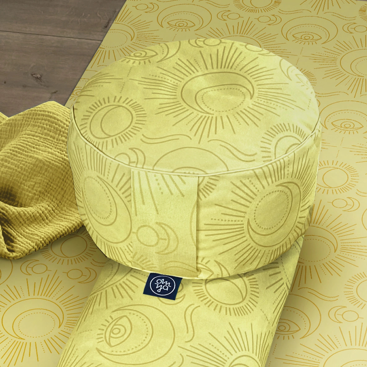 Design Yogakissen - Rising Sun & Moon