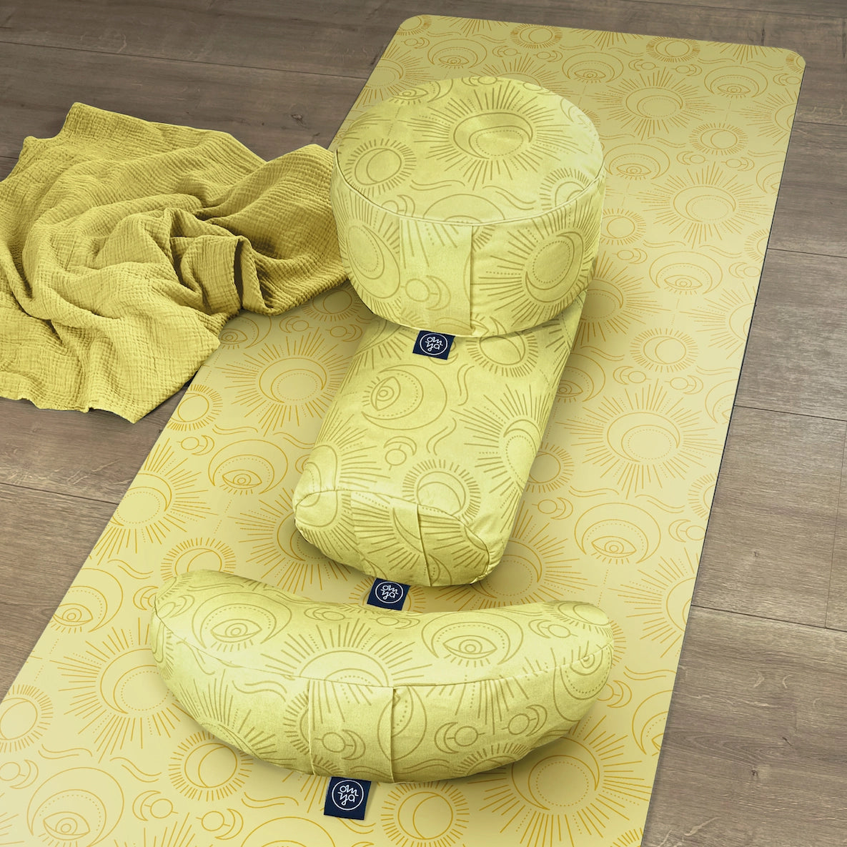 Design Yogakissen - Rising Sun & Moon