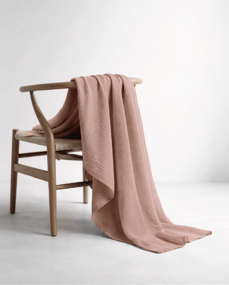 Muslin blanket - Blush