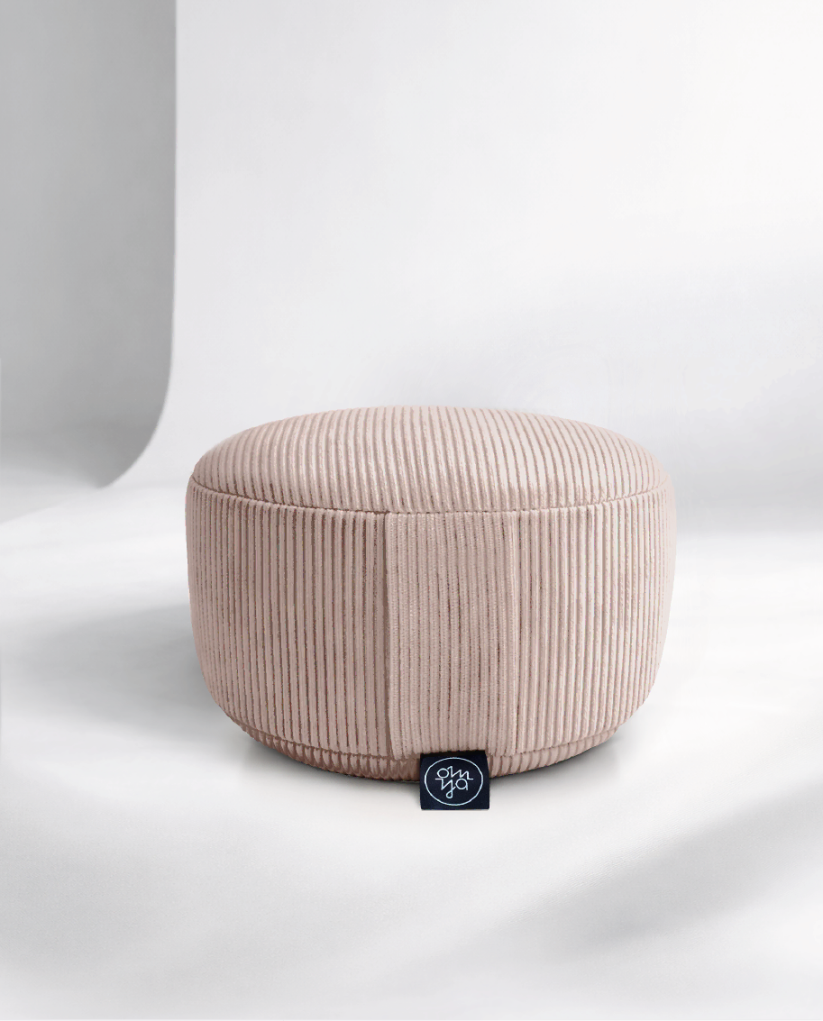 Design yoga cushion - Blush Cord