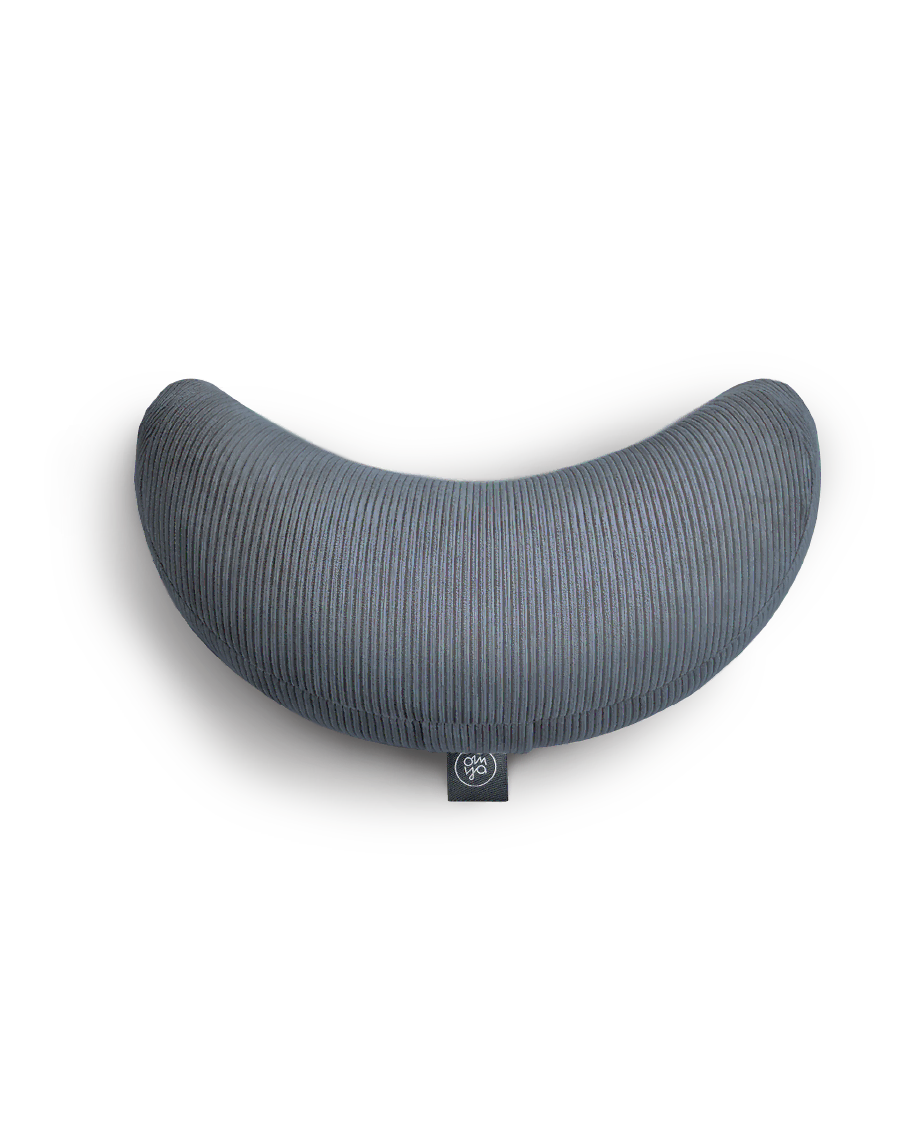Design Yoga Half Moon Cushion - Lagoon Cord