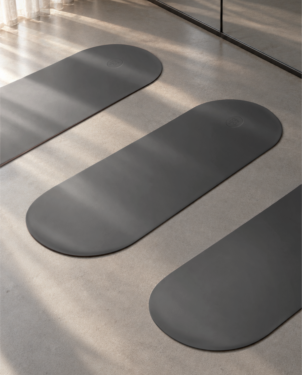 Tapis de yoga Oval Advanced Grip - Granit