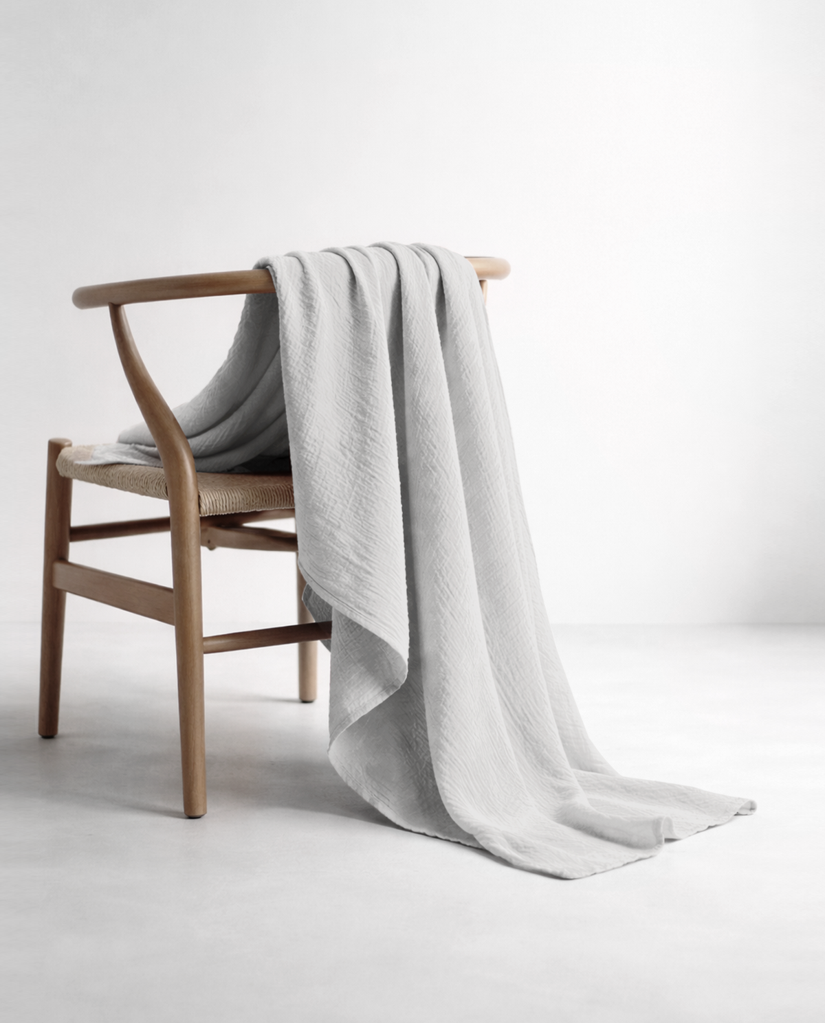 Musselin Plaid - Pearl