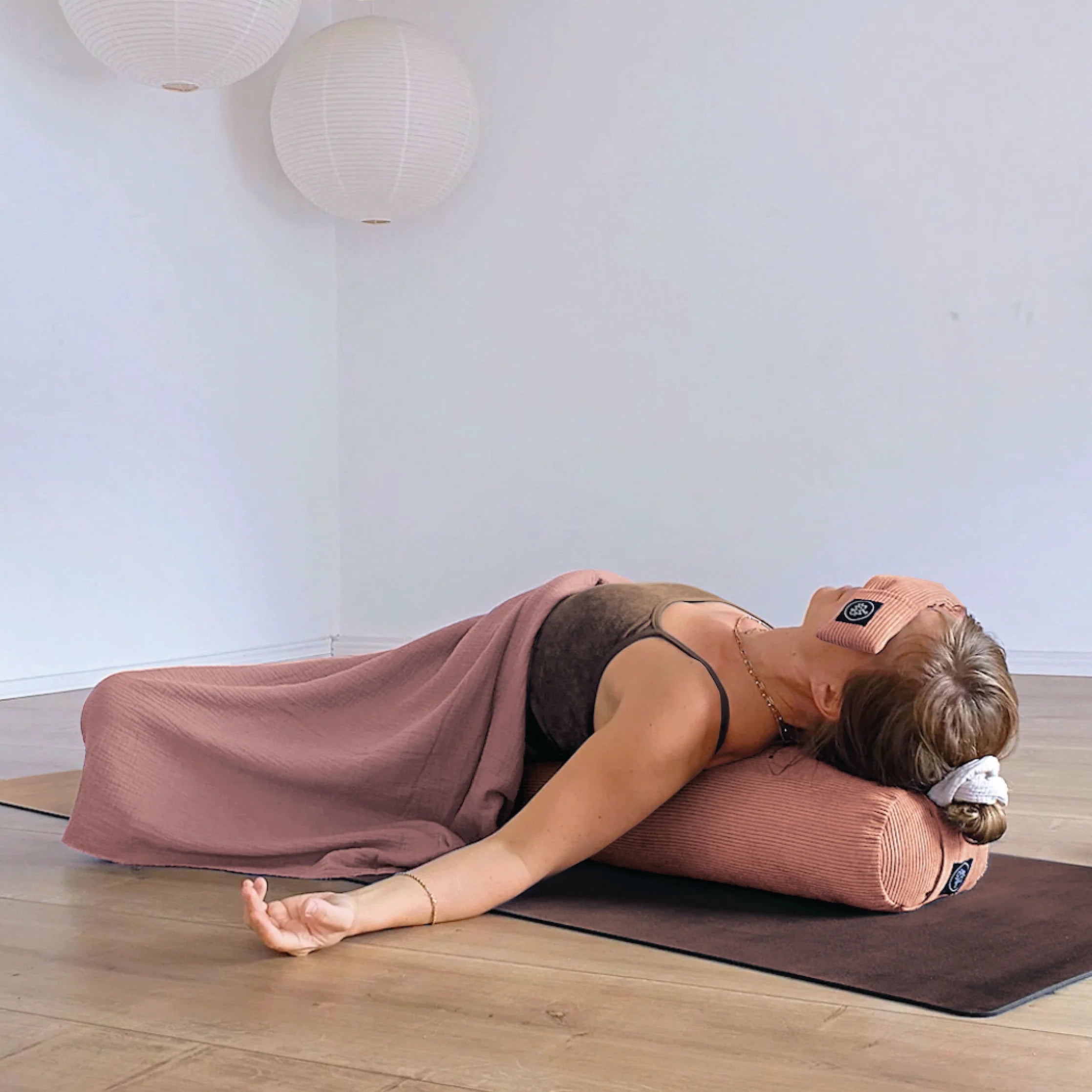 Traversin de Yoga Design - Cordon Blush (B-Stock)