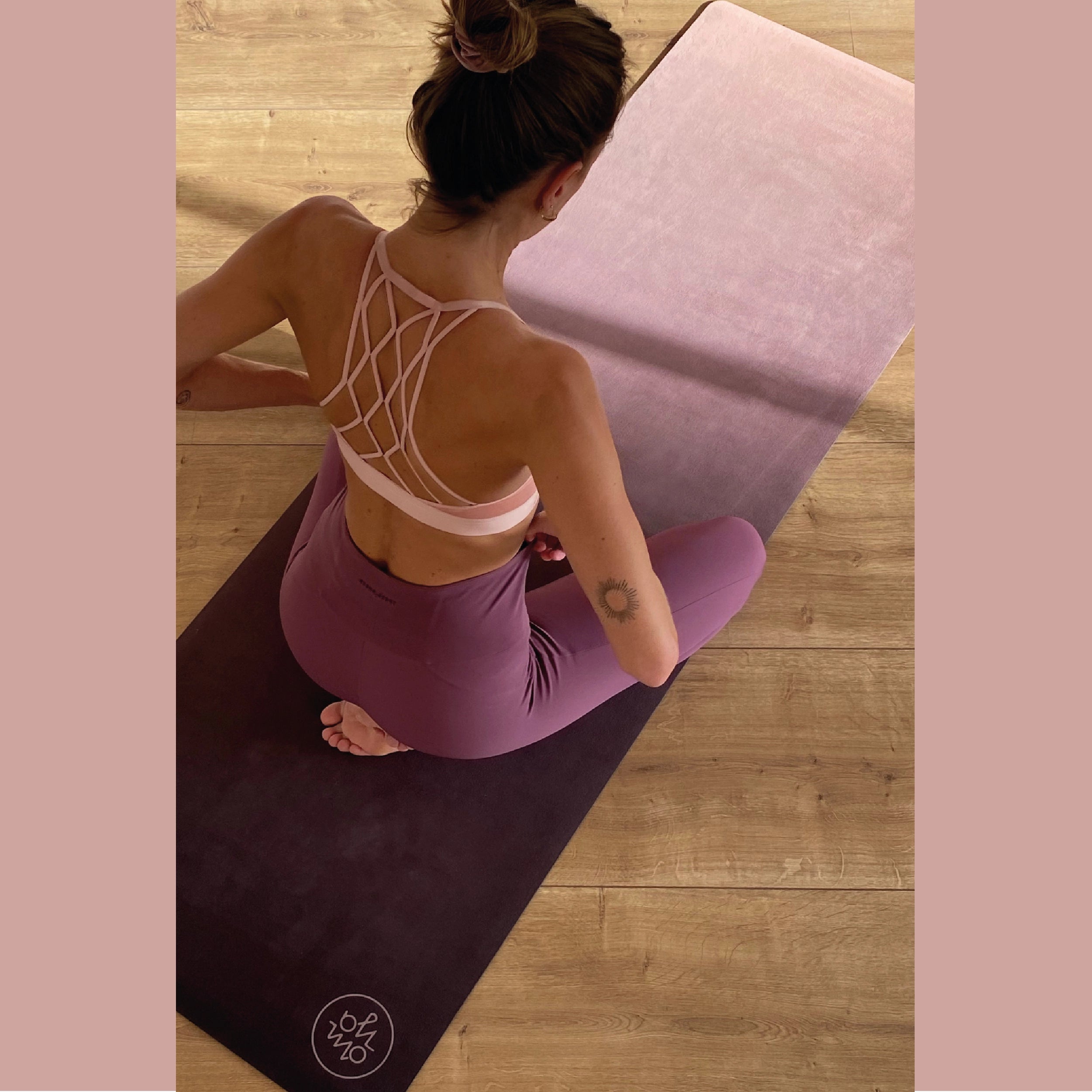 Sensual Flow Comfort Yoga Mat - Terracotta Blush