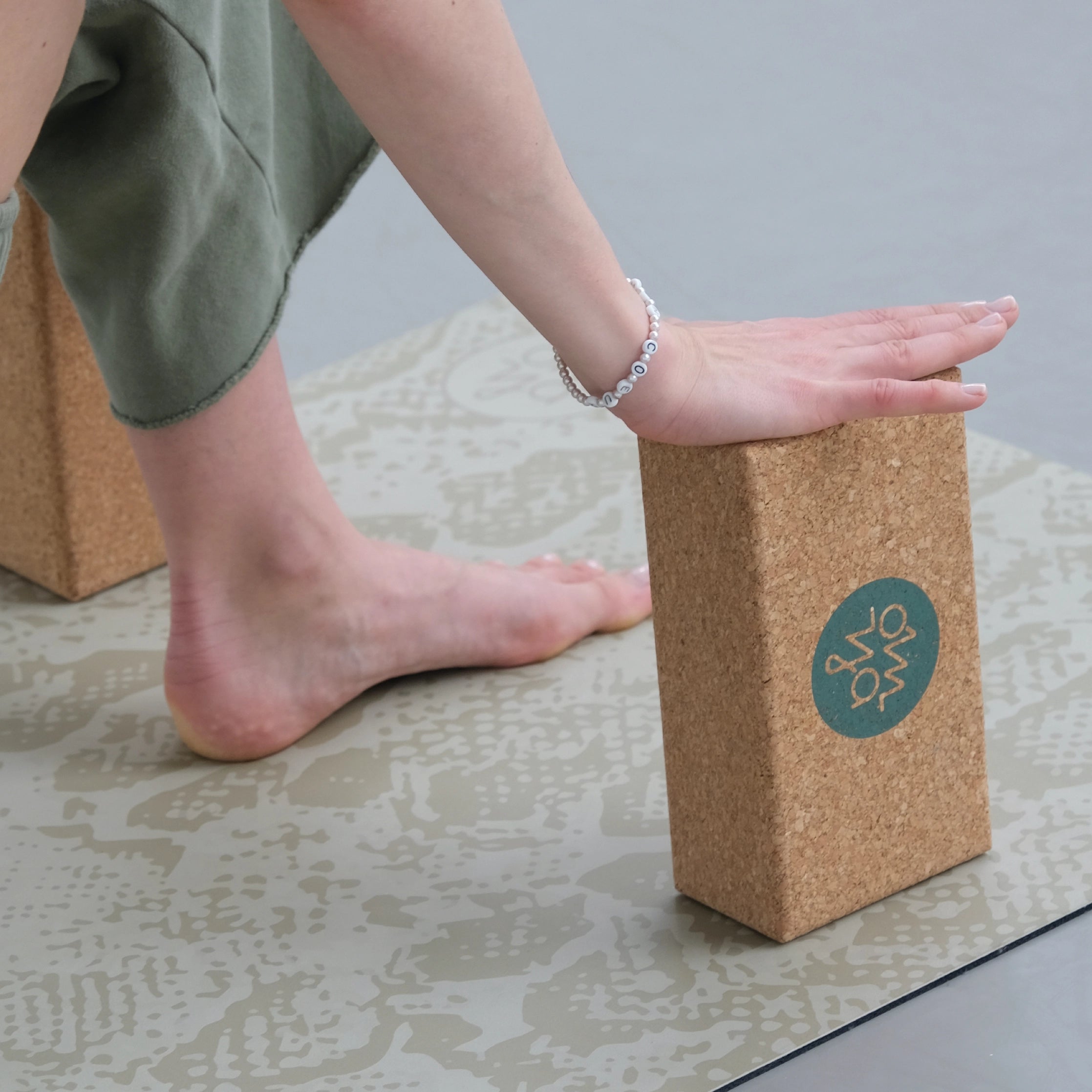 Yoga Cork Block - Sage