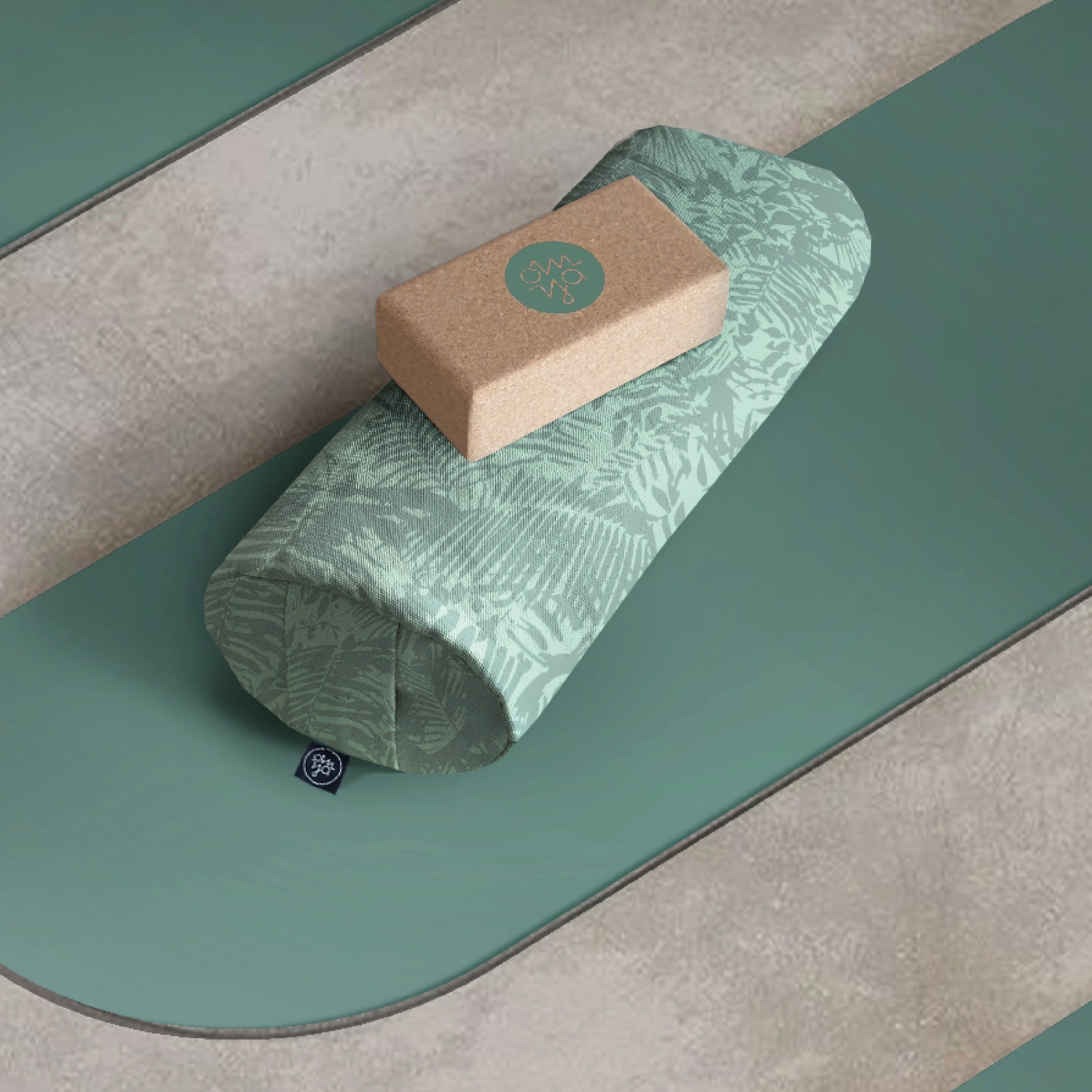 Coussin de yoga design - Green Botanic