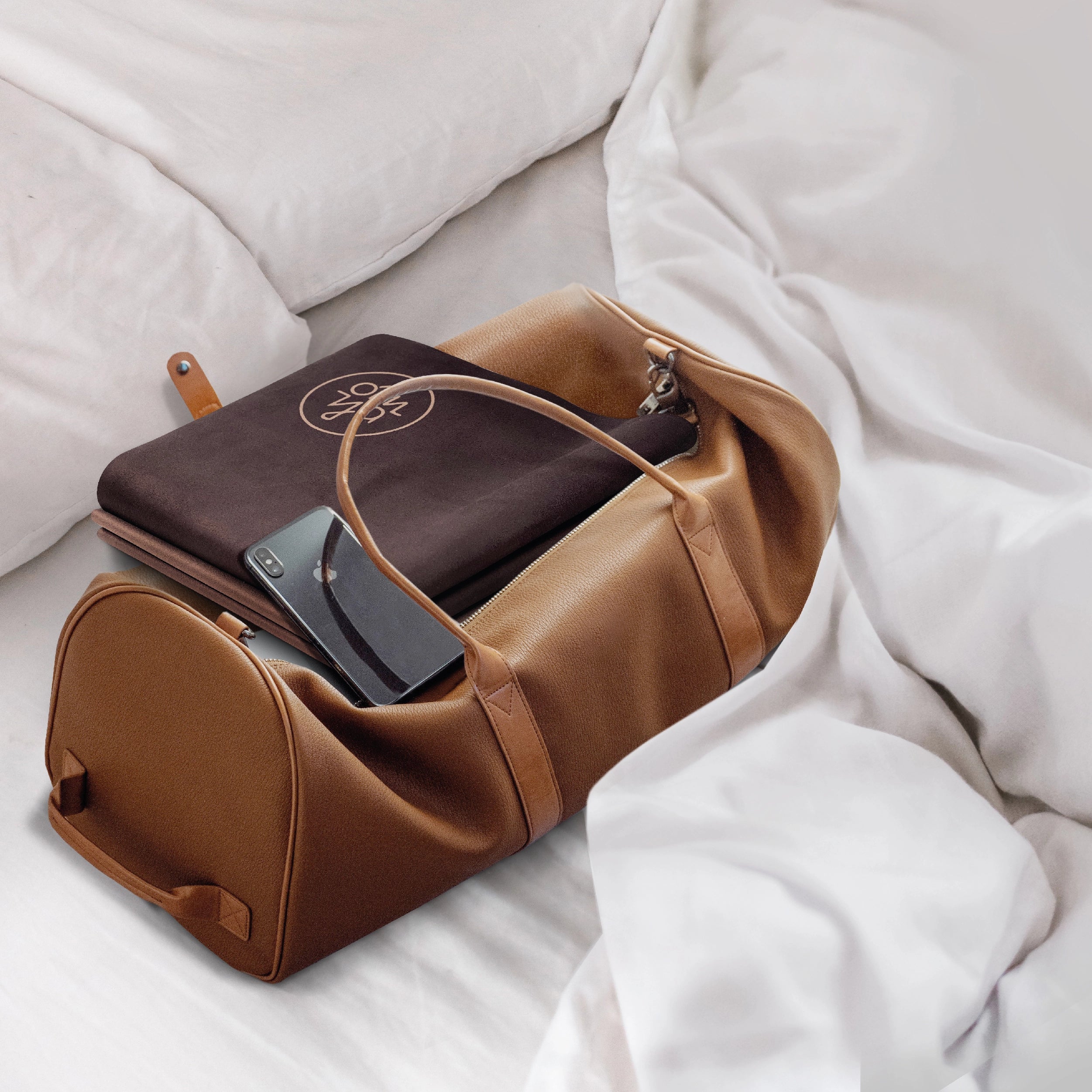 Tapis de yoga de voyage Sensual Flow - Terracotta Blush 