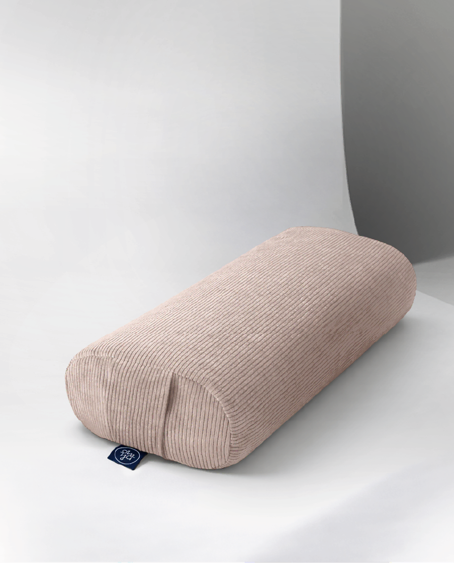 Design Yoga Bolster - Blush Cord